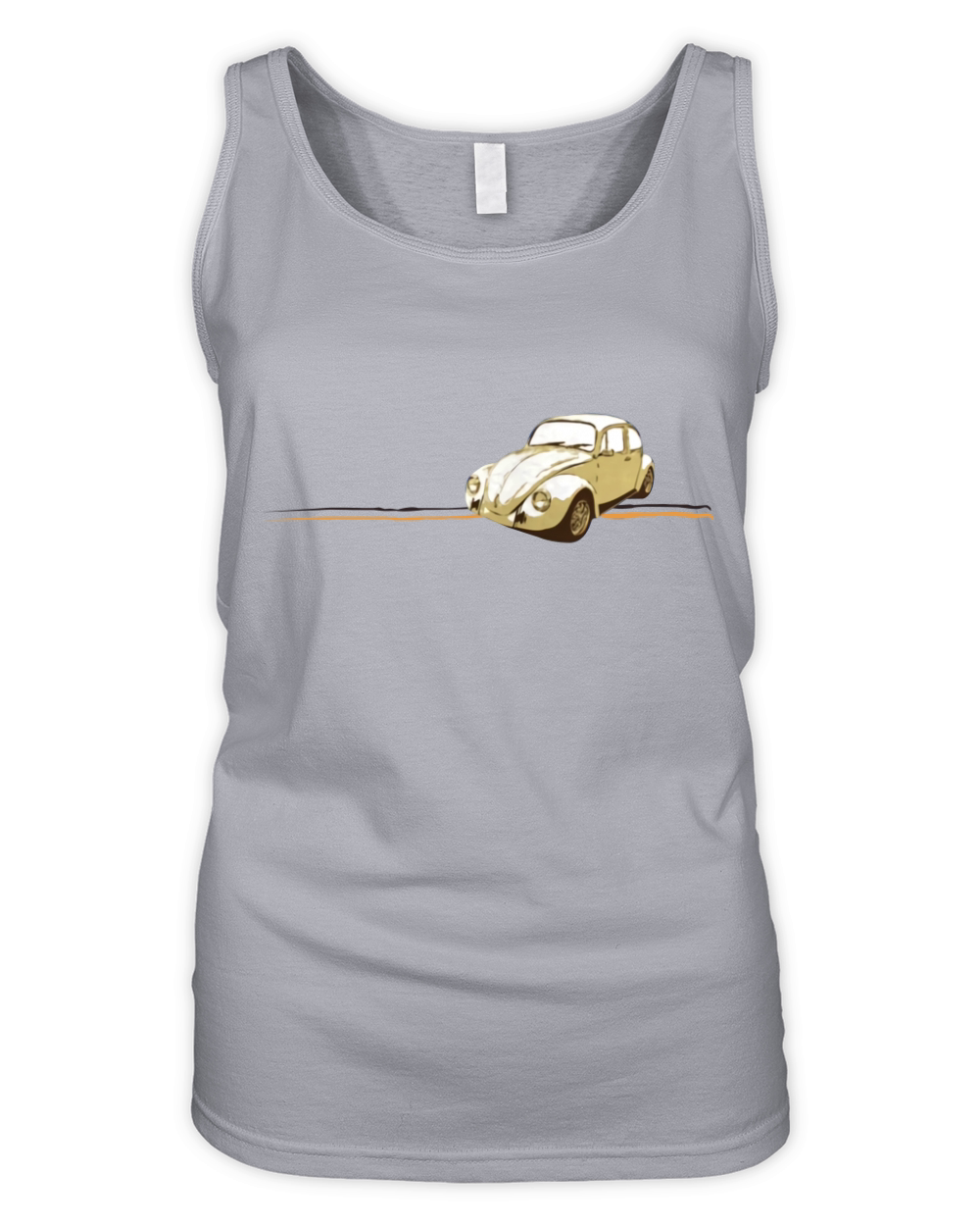 Vw Vintage Beetle Organic Women's Tank Top