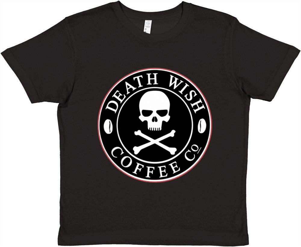 Death Wish Coffee Premium Kids Crewneck T-shirt