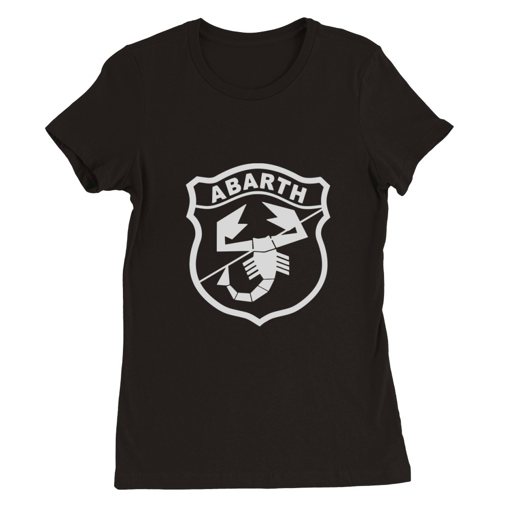 Abarth Fiat Logo T-Shirt Premium Womens Crewneck T-shirt