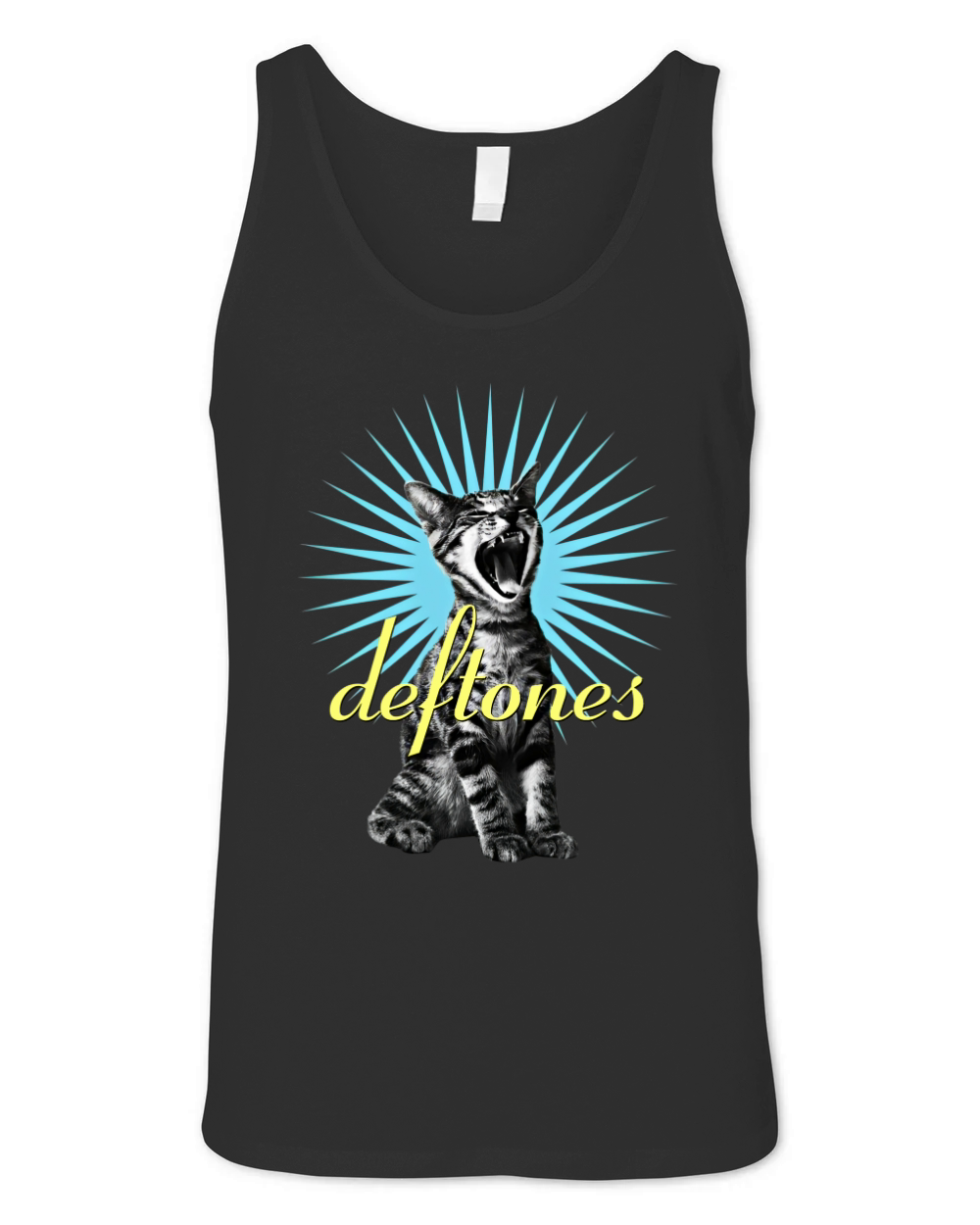 Deftones Band Adrenaline Cat Unisex Jersey Tank
