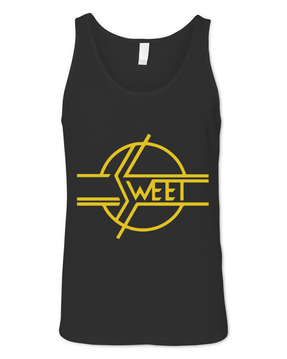 New THE SWEET BAND Glam 70s Classic Rock Band 70s Unisex Jersey Tank