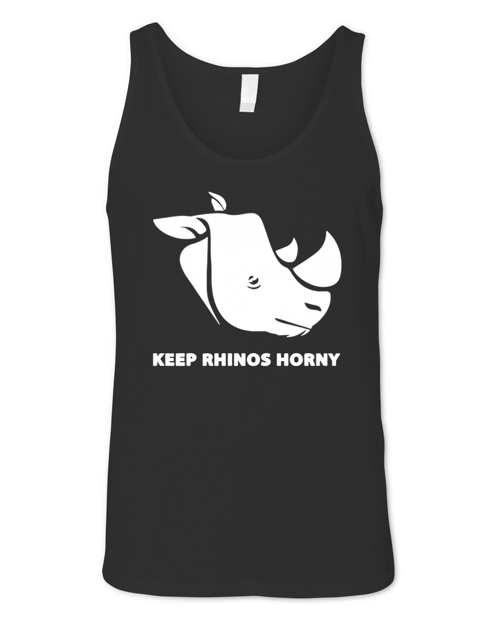 Paul Blackthorne Keep Rhinos Horny Unisex Jersey Tank