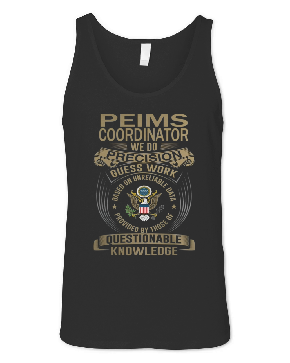 PEIMS COORDINATOR Wedo Unisex Jersey Tank