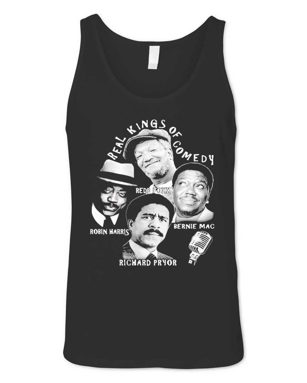 Real kings of comedy redd foxx robin harris bernie mac richard pryor Unisex Jersey Tank