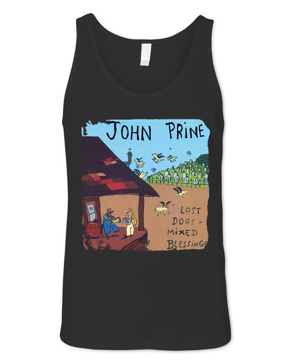 Replicatee John Prine Unisex Jersey Tank