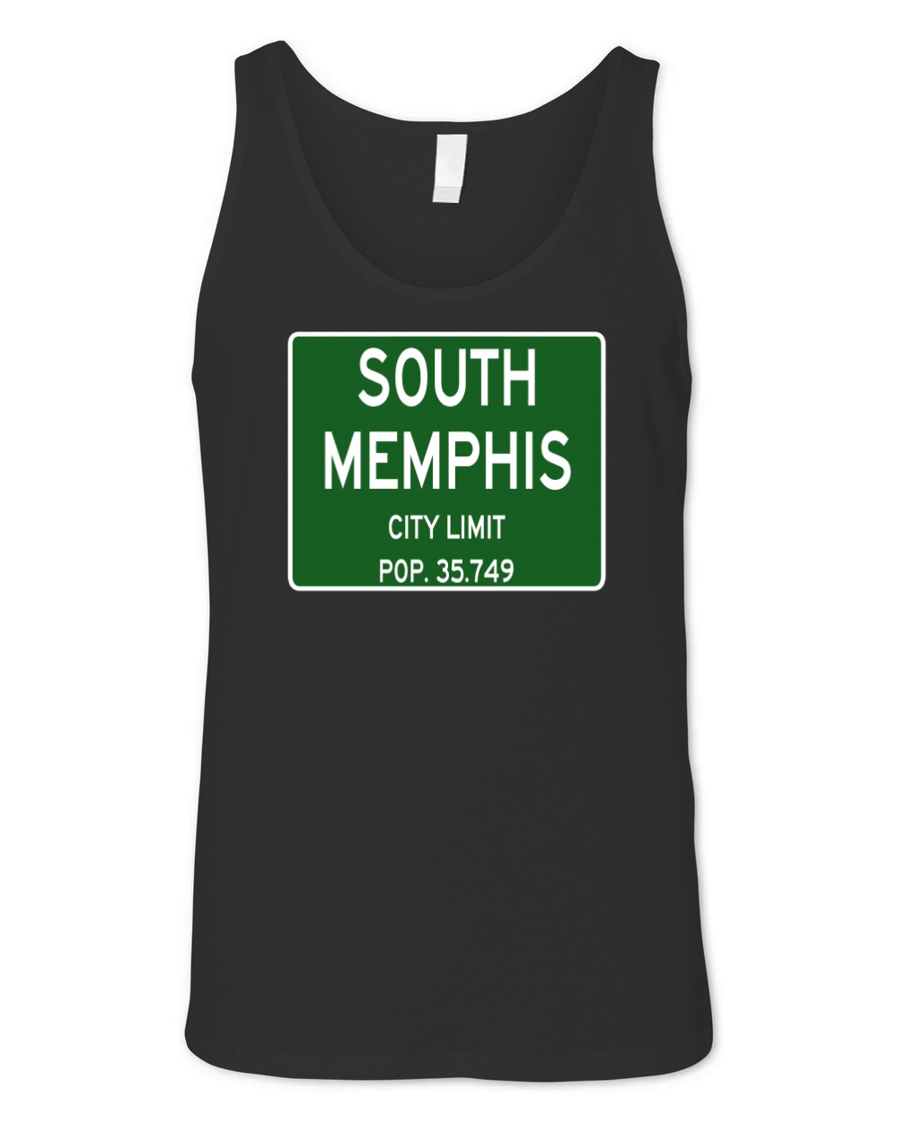 South Memphis Tennessee Street Sign T-Shirt Unisex Jersey Tank