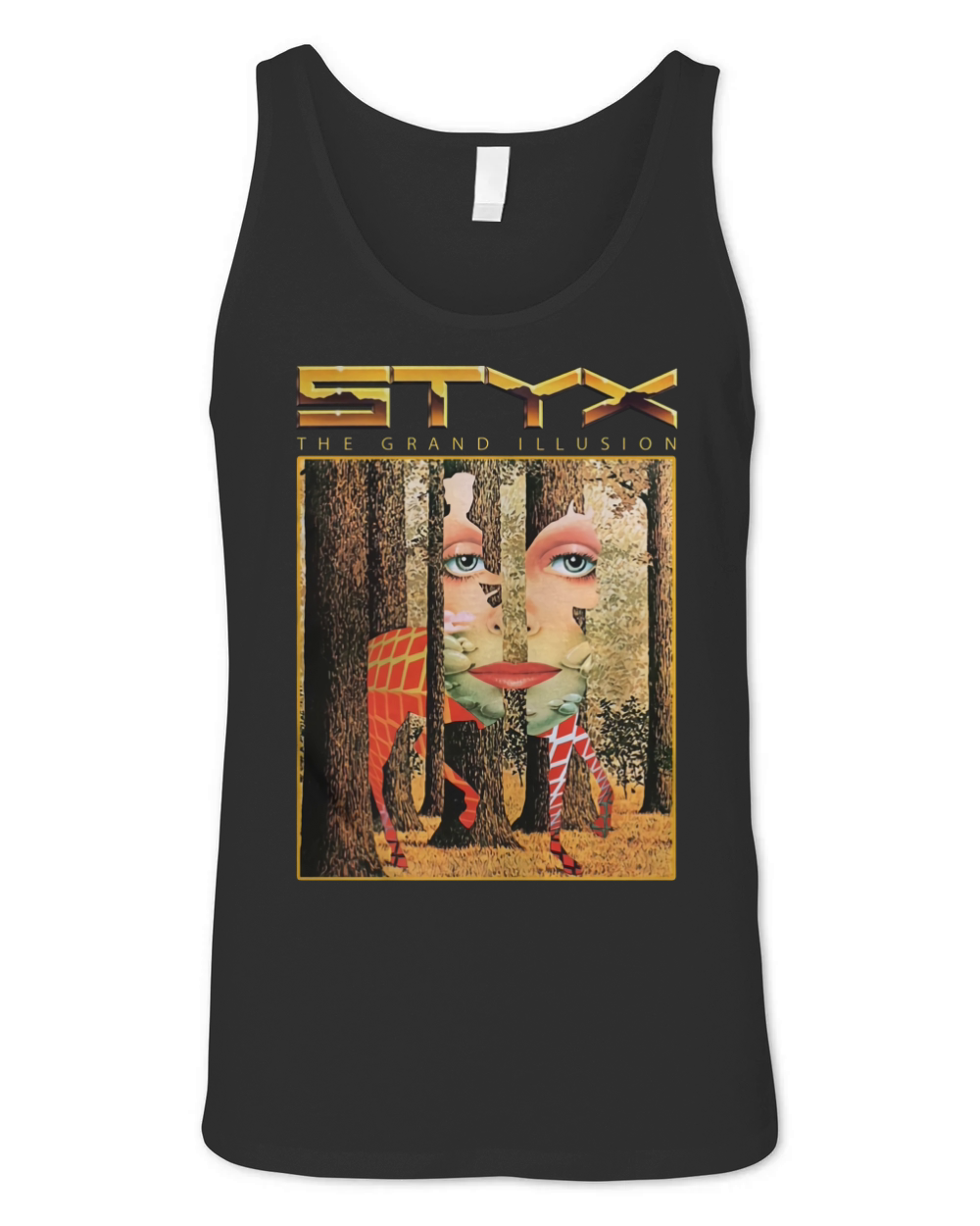 Styx Band  The Grand Illusion Tshirt Unisex Jersey Tank