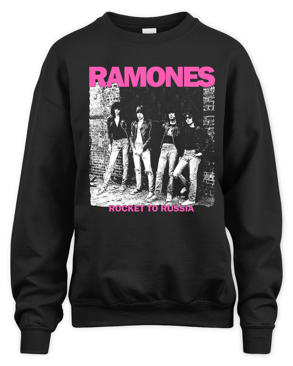 RAMONES ROCKET TO RUSSIA NEW BLACK Unisex Premium Crewneck Sweatshirt