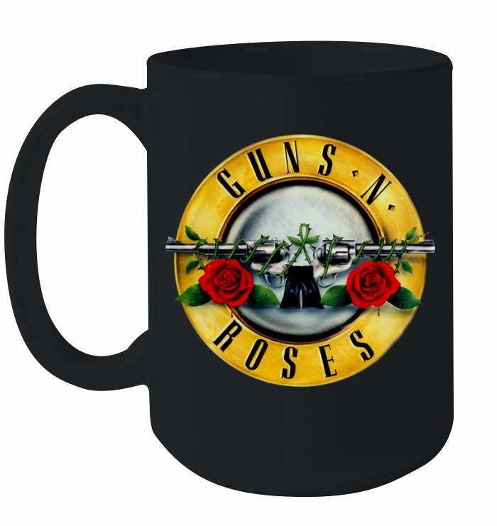 Guns N Roses Black shirt Ceramic Mug