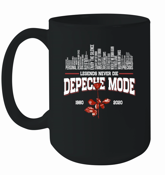 Legends Never Die Depeche Mode 1980 2020 Ceramic Mug