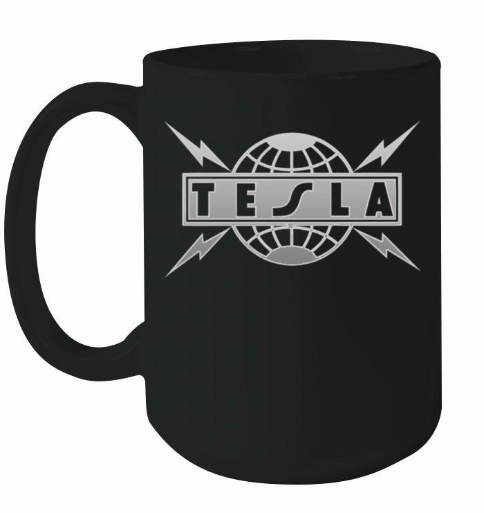 Tesla Band Tshirt Ceramic Mug