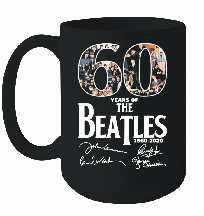 The Beatles 60th Anniversary 1960-2020 Signature Ceramic Mug