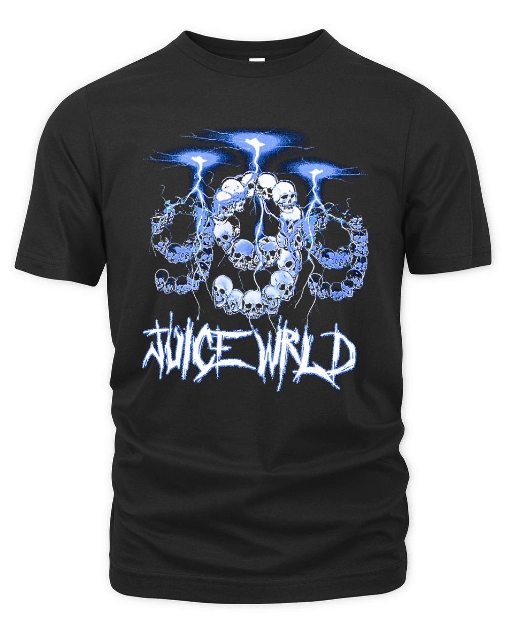 999 Club by Juice WRLD Lightning Black Organic Unisex T-shirt
