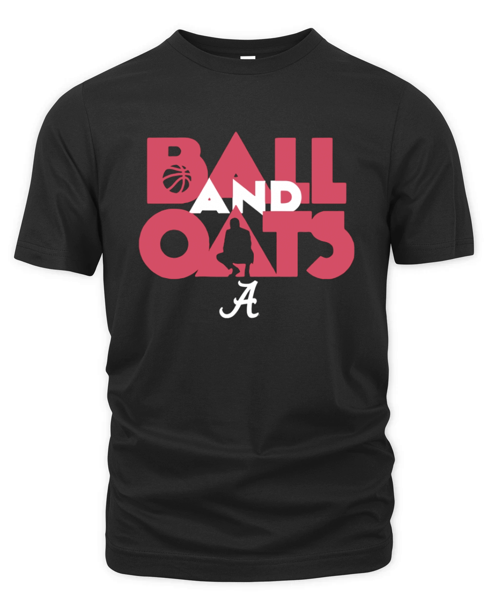 Ball & Oats Licensed by Alabama Basketball Shirt Organic Unisex T-shirt