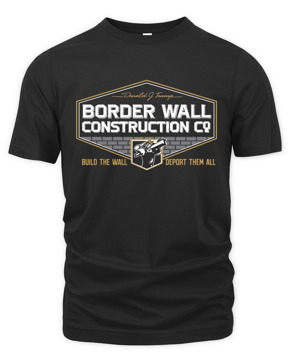 Build the wall deport them all Organic Unisex T-shirt