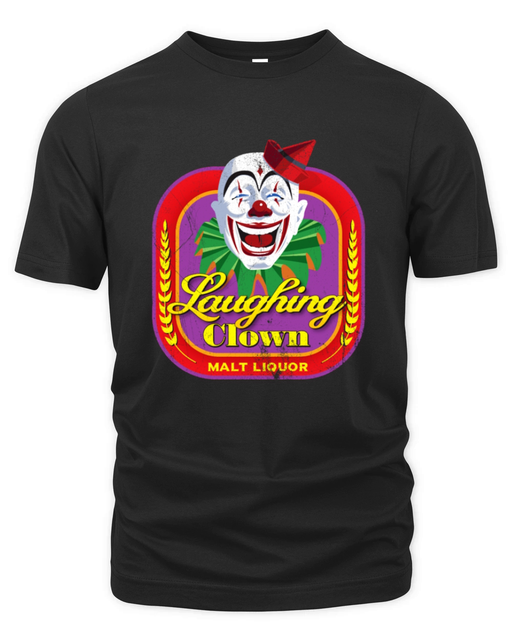 Laughing Clown Malt Liquor Organic Unisex T-shirt