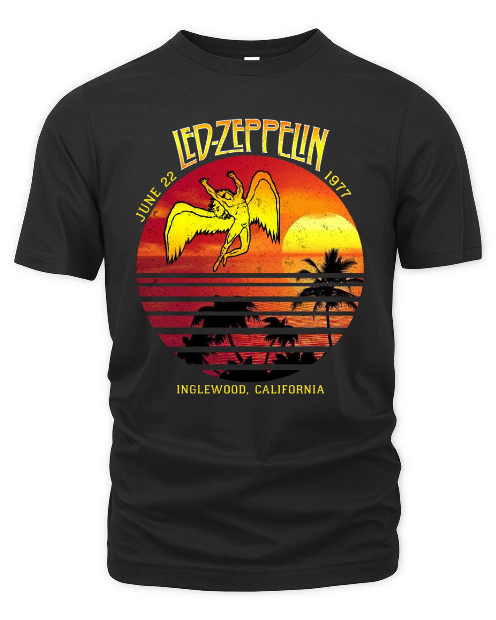 LED ZEPPELIN SUNSET Organic Unisex T-shirt