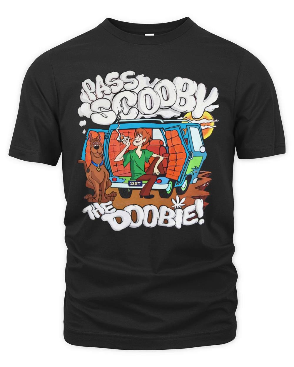 Pass Scooby The Doobie Organic Unisex T-shirt