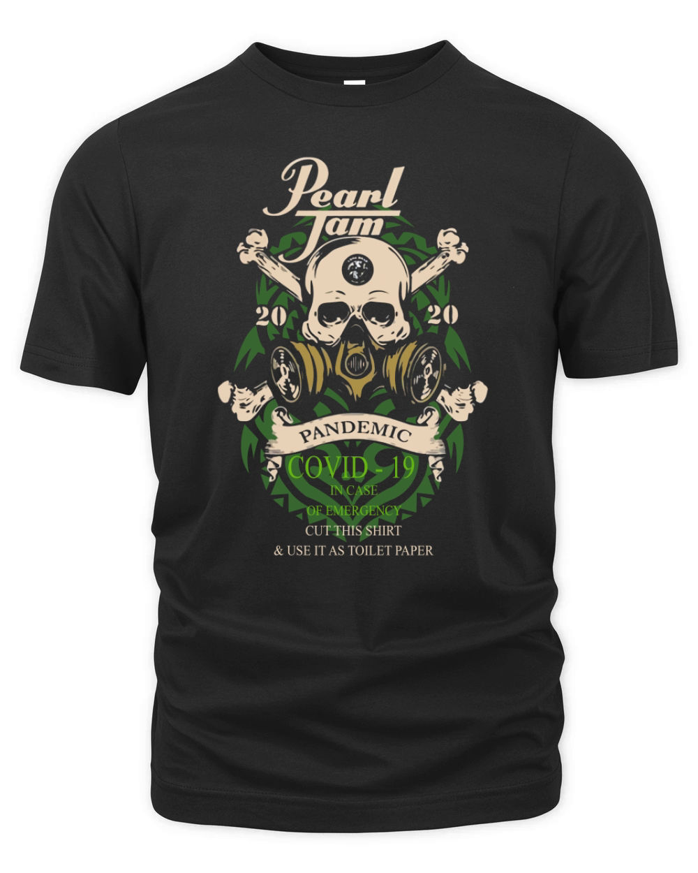 Pearl Jam 2020 pandemic covid 19 shirt Organic Unisex T-shirt