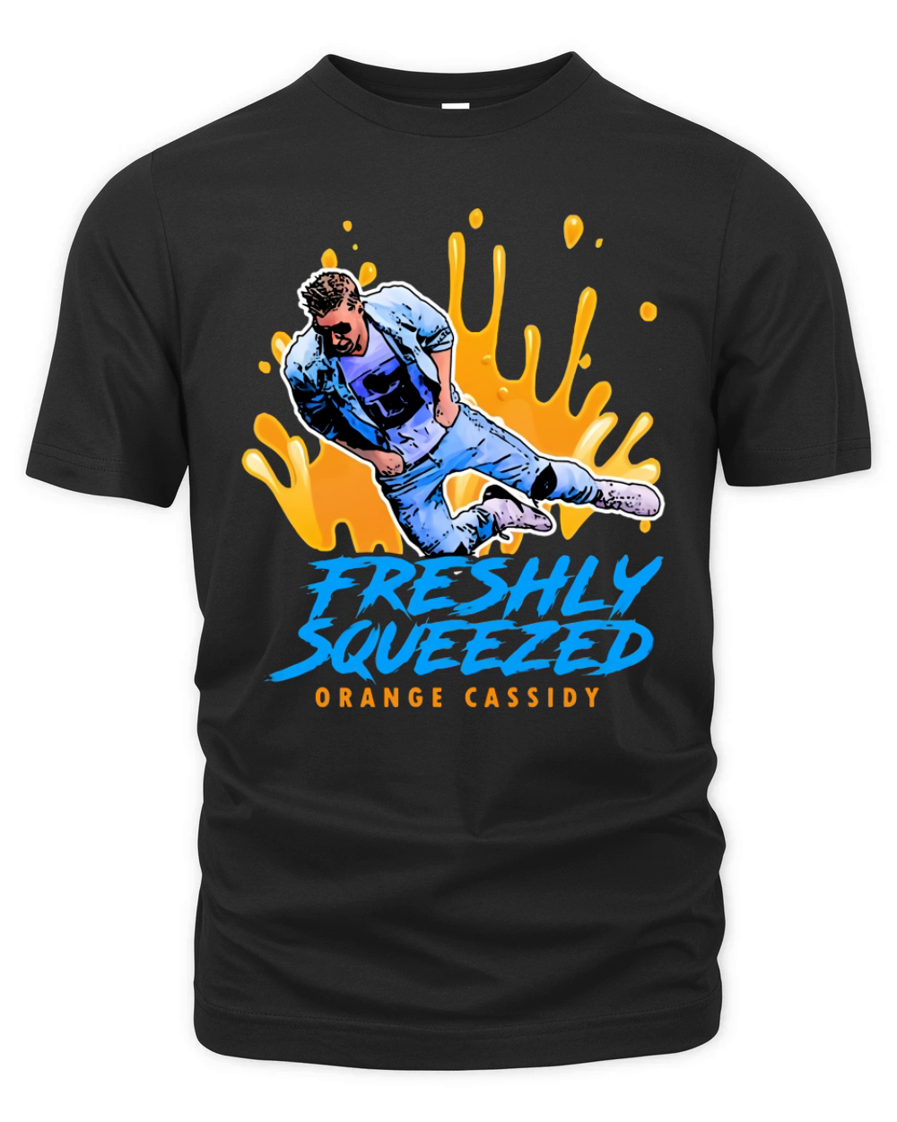 Vintage Freshly Squeezed Orange Cassidy Organic Unisex T-shirt