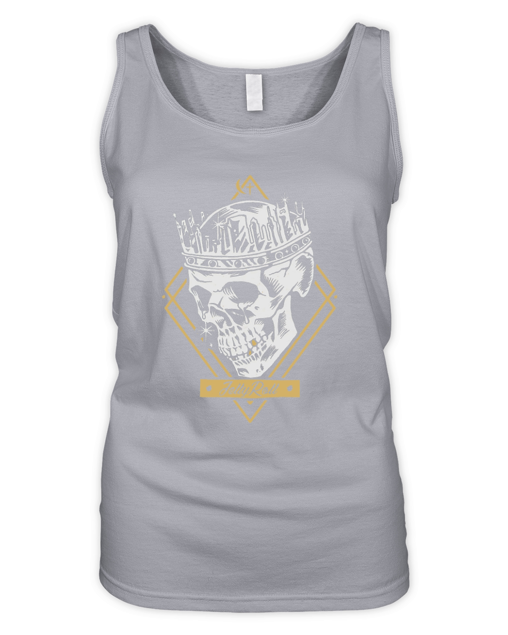 jelly roll skull crown merch Organic Women's Tank Top
