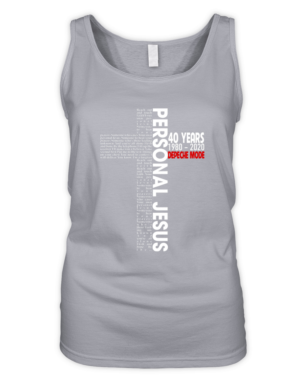 Personal Jesus Lyrics 50 Years Depeche Mode Organic Women's Tank Top