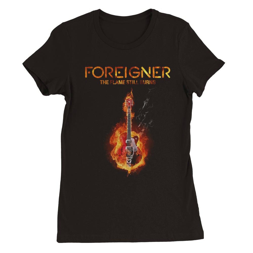 Foreigner band Tshirt Premium Womens Crewneck T-shirt