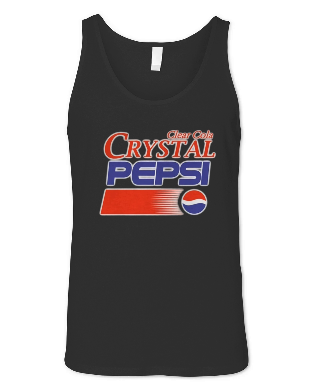CRYSTAL PEPSI CLEAR COLA Unisex Jersey Tank