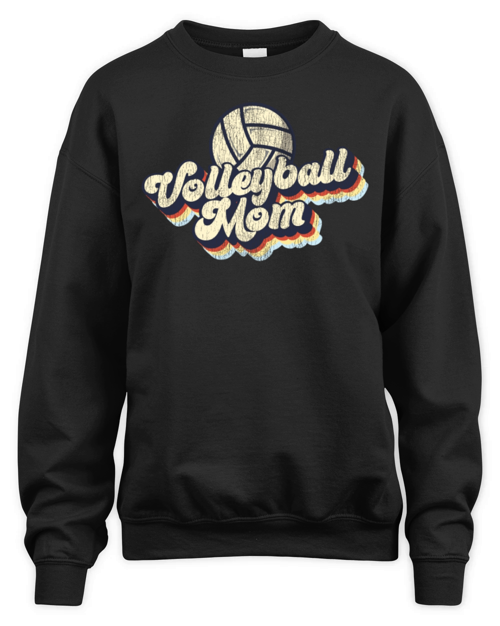 Volleyball Player Team Mom Mother Unisex Premium Crewneck Sweatshirt