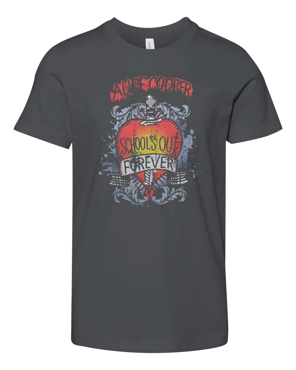 Alice Cooper Schools Out Forever Youth Unisex Jersey Tee