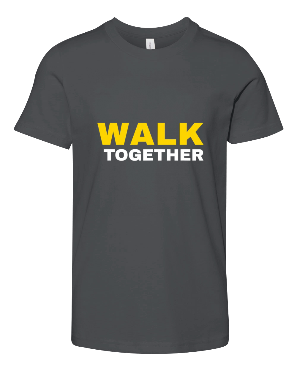 Walk Together Indoor Walking Outdoor Walk at Home Pounds Off Youth Unisex Jersey Tee