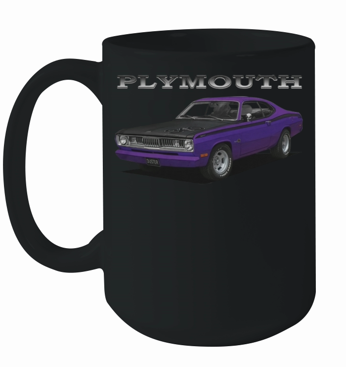 1972 Plymouth Duster Plum Ceramic Mug