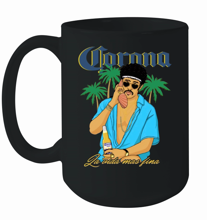 Bad bunny x Corona Beer Hoodie Ceramic Mug