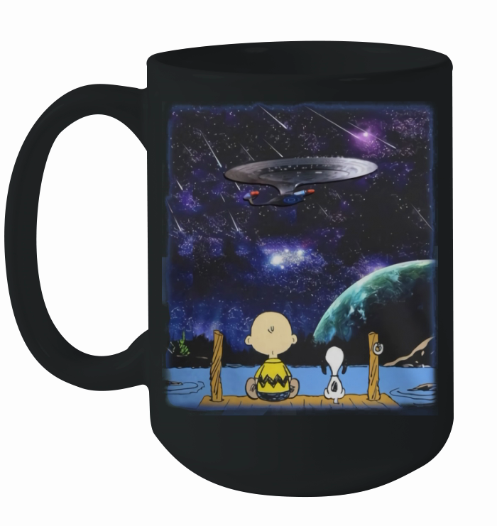 Charlie Brown Snoopy Enterprise Shirt Ceramic Mug