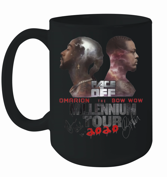Face Dee Omarion Bow Wow The Millennium Tour Signatures shirt Ceramic Mug