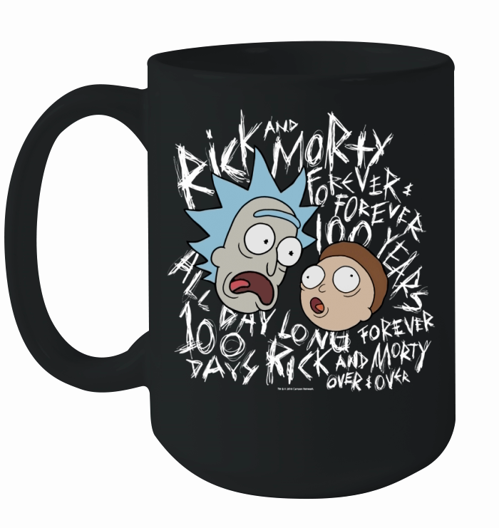 Rick &amp;amp; Morty Forever And Forever 100 Years Ceramic Mug