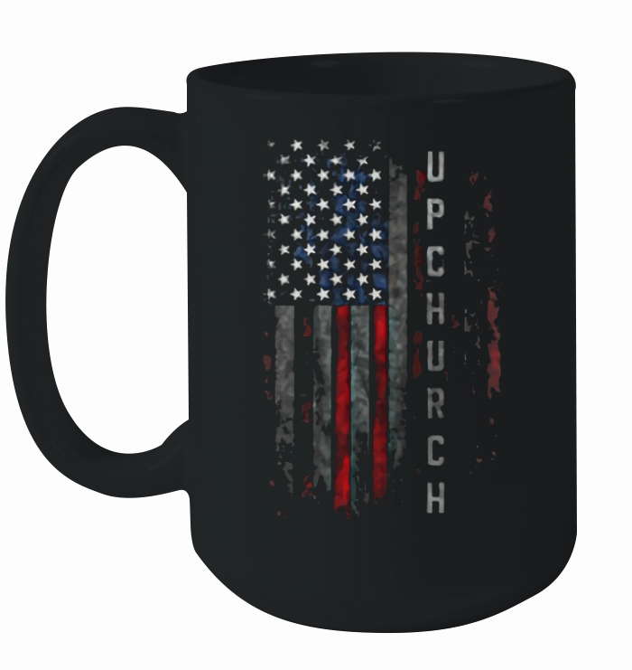 Upchurch Family American Flag Ceramic Mug