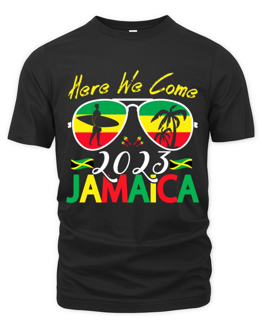 2023 Trip here we come Jamaica Vacation for Matchi Organic Unisex T-shirt