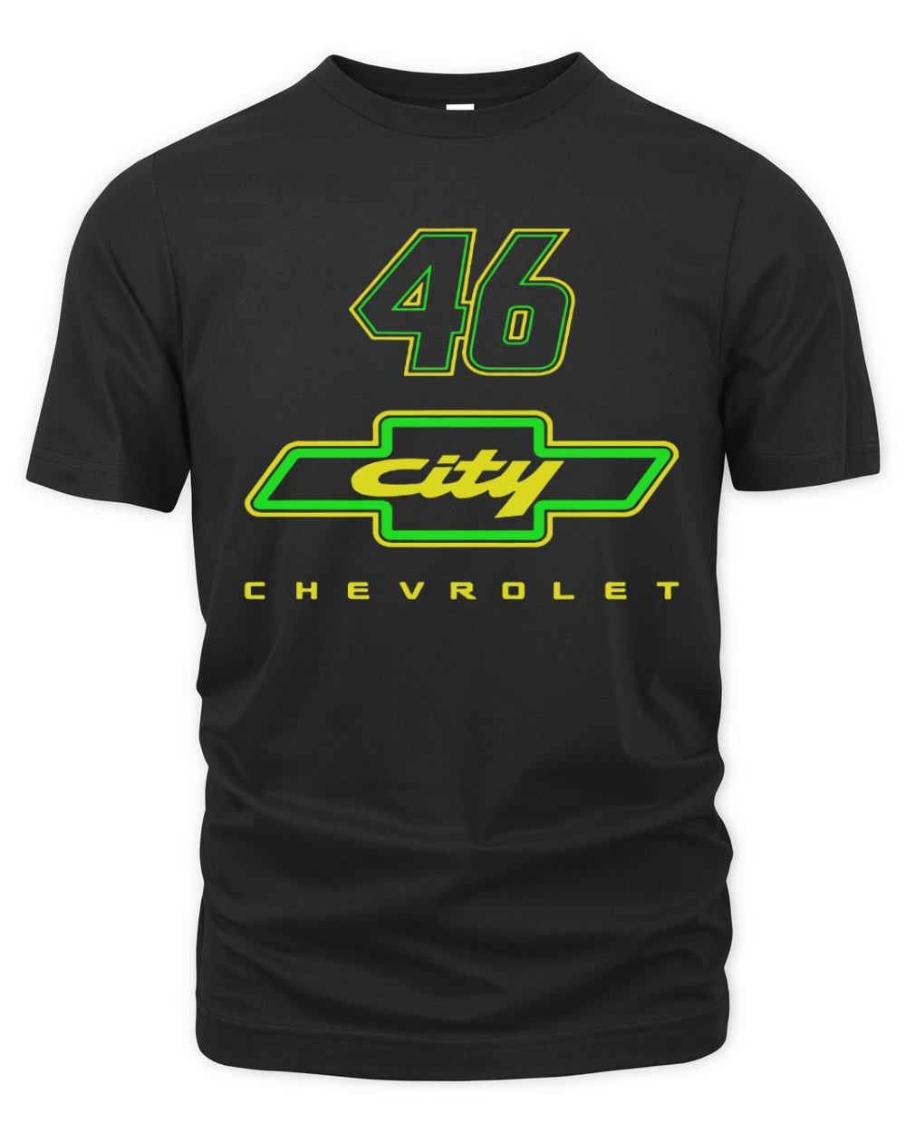 Cole Trickle Days Of Thunder Black 46 City Chevaolet Organic Unisex T-shirt
