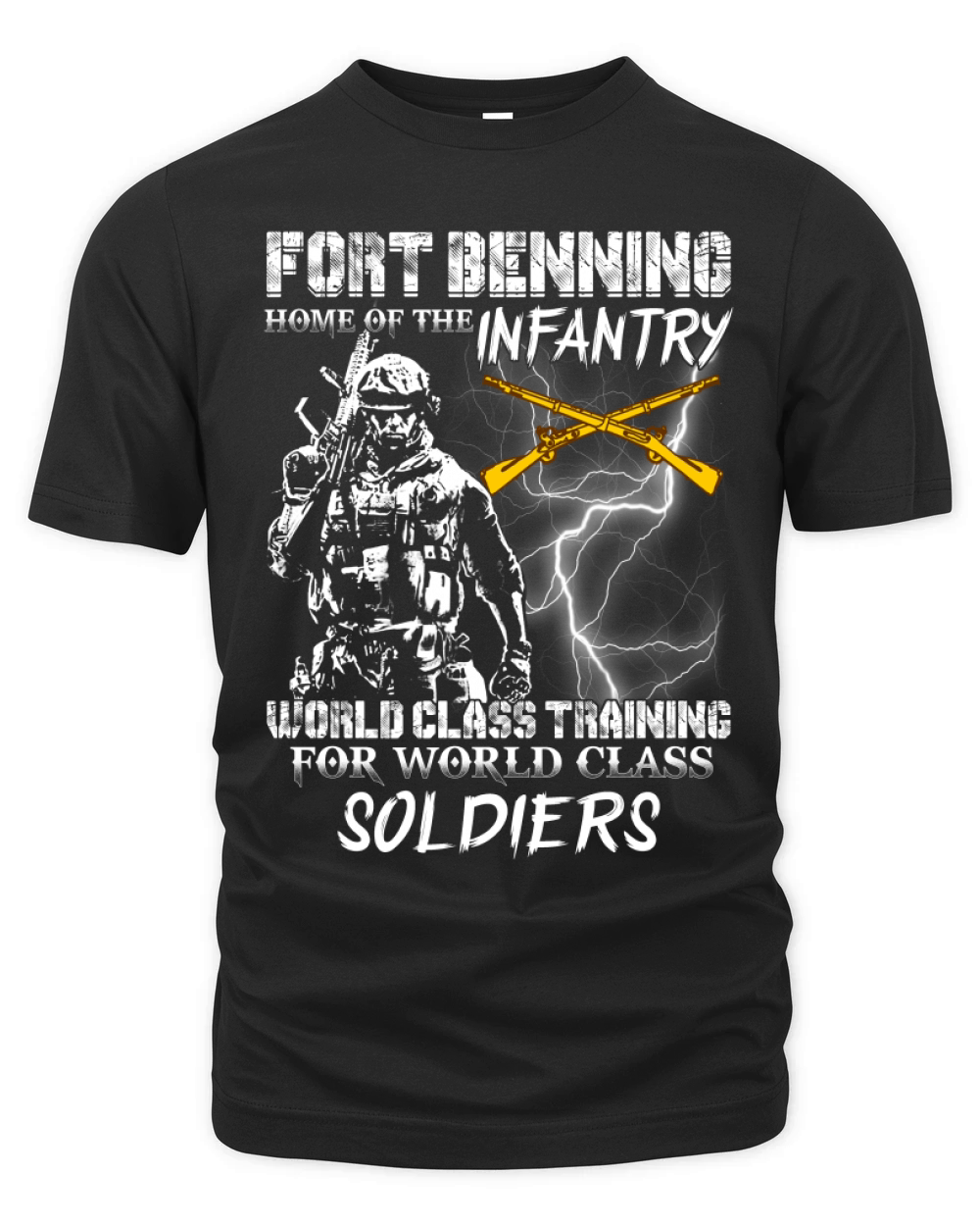 Fort Benning home of the infantry Organic Unisex T-shirt