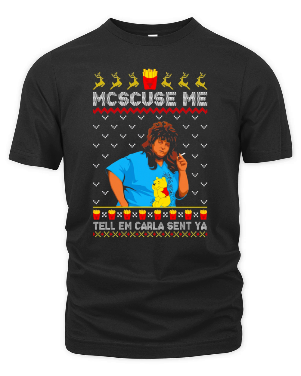 Mcscuse me tell me carla sent ya Organic Unisex T-shirt