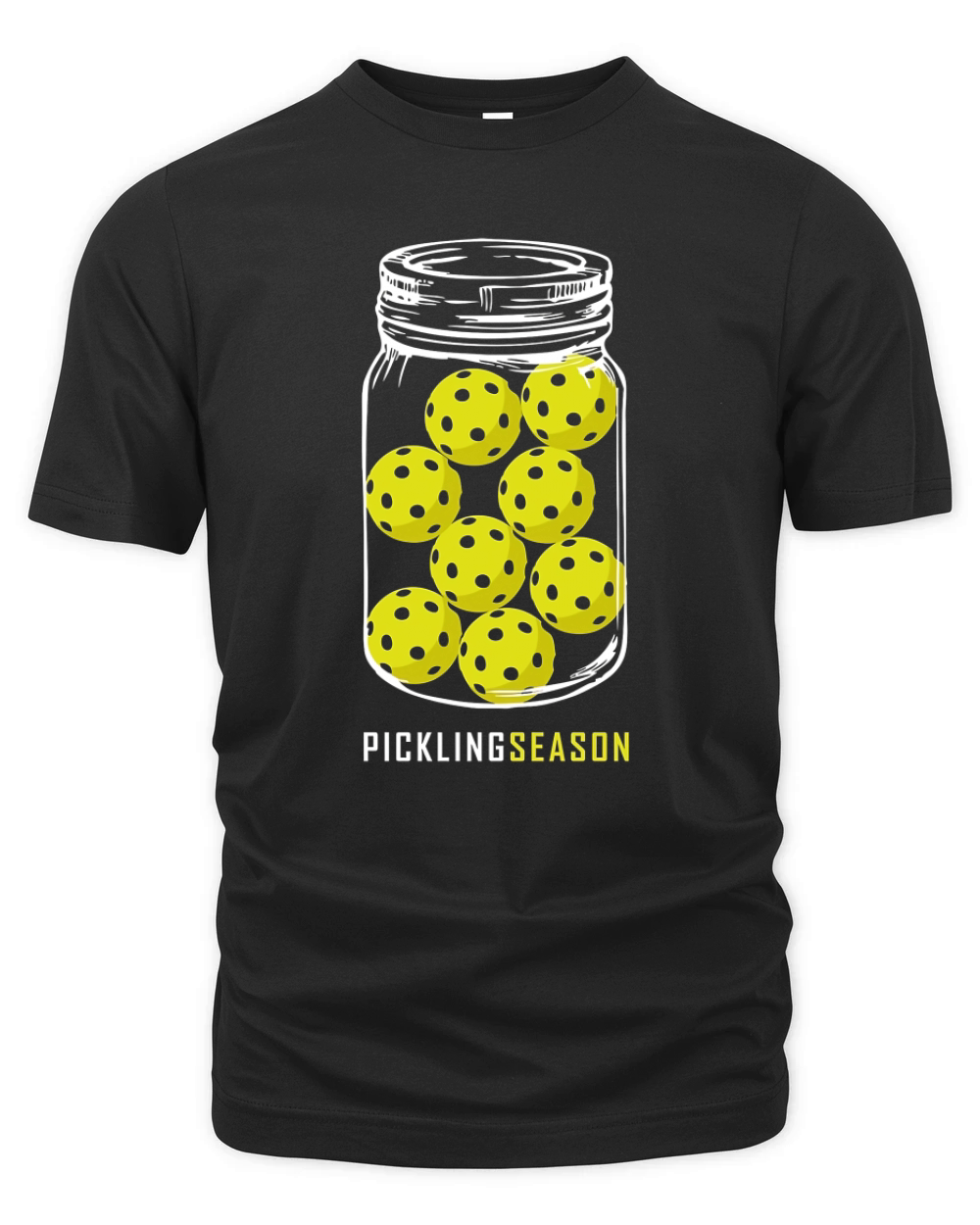 Pickling Season Funny Pickleball Jar Retirement Organic Unisex T-shirt