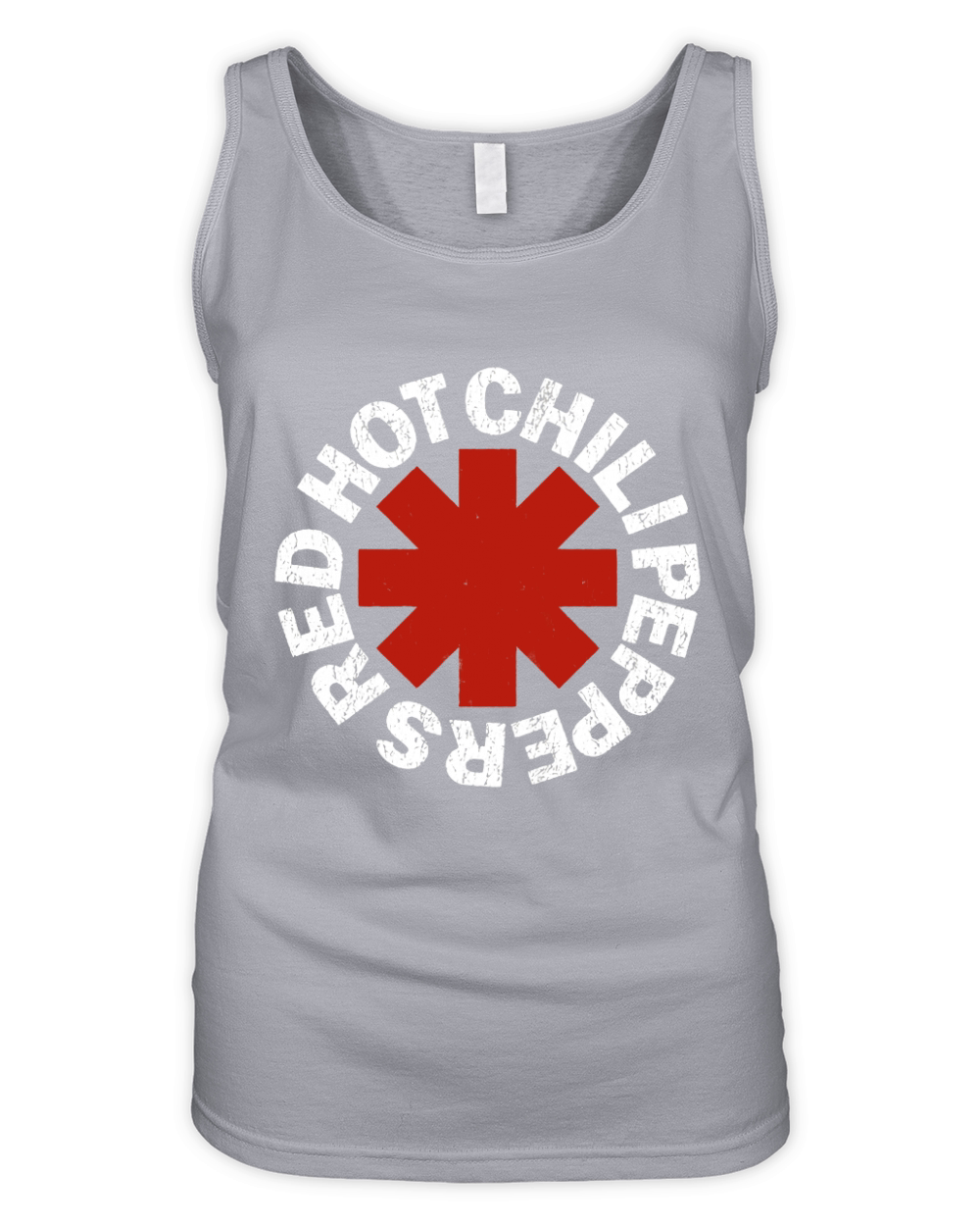 Red Hot Chili Peppers Vintage Logo Distressed Organic Women's Tank Top
