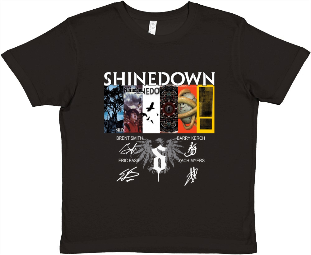 Shinedown 19th Anniversary 2001 2020 signature Premium Kids Crewneck T-shirt