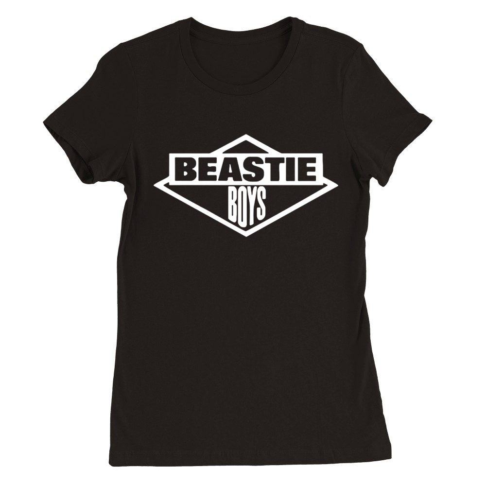 BEASTIE BOYS 80 S RETRO RAP ROCK T-Shirt Premium Womens Crewneck T-shirt