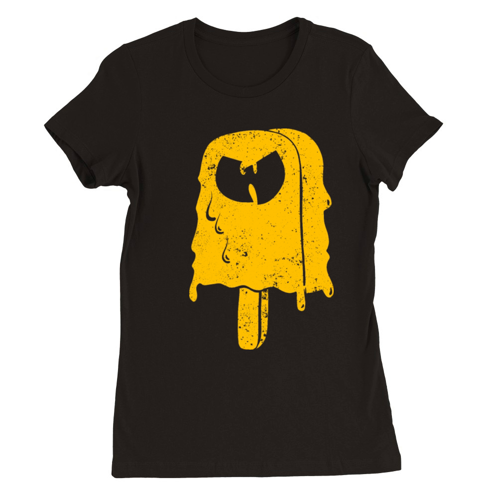 icecream wutang yellow Premium Womens Crewneck T-shirt