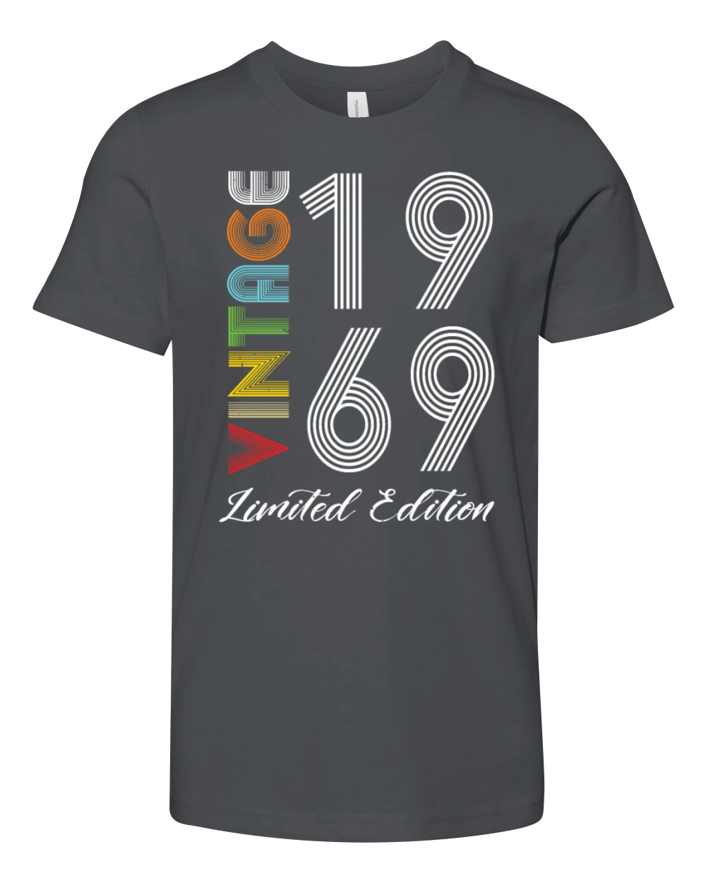 Vintage 1969 Vintage Birthday Retro Vintage Youth Unisex Jersey Tee
