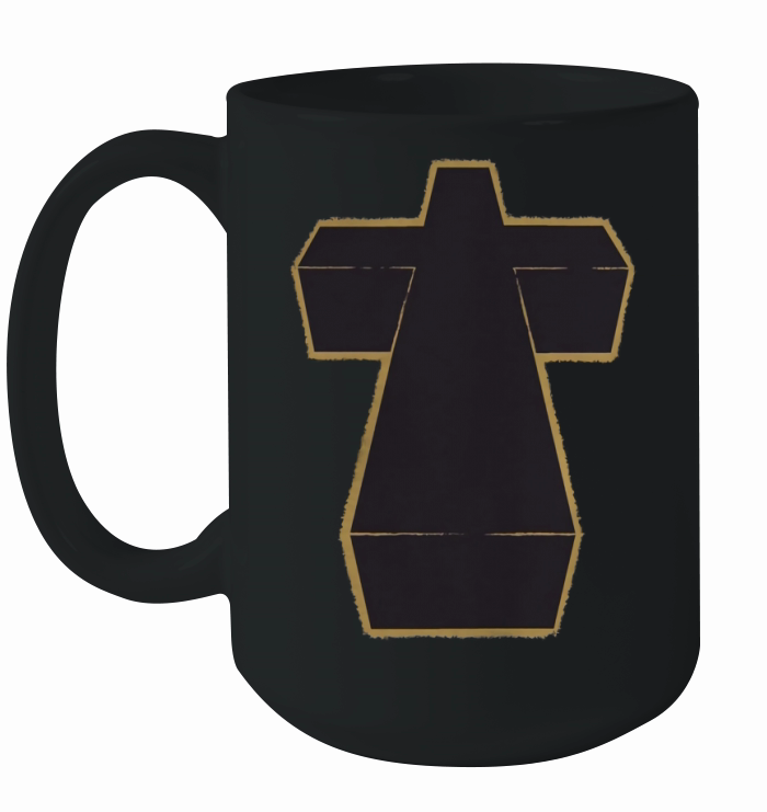 JUSTICE BAND MUSIC LOGO CROSS Ceramic Mug