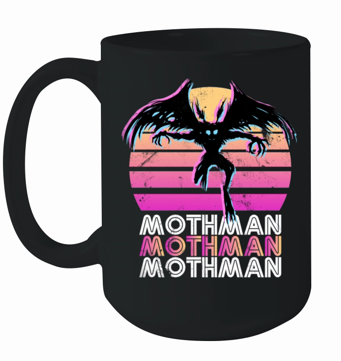 Mothman Retro 80s themed Gift Ceramic Mug