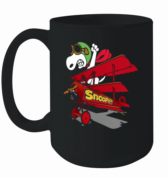 snoopy pilot Ceramic Mug